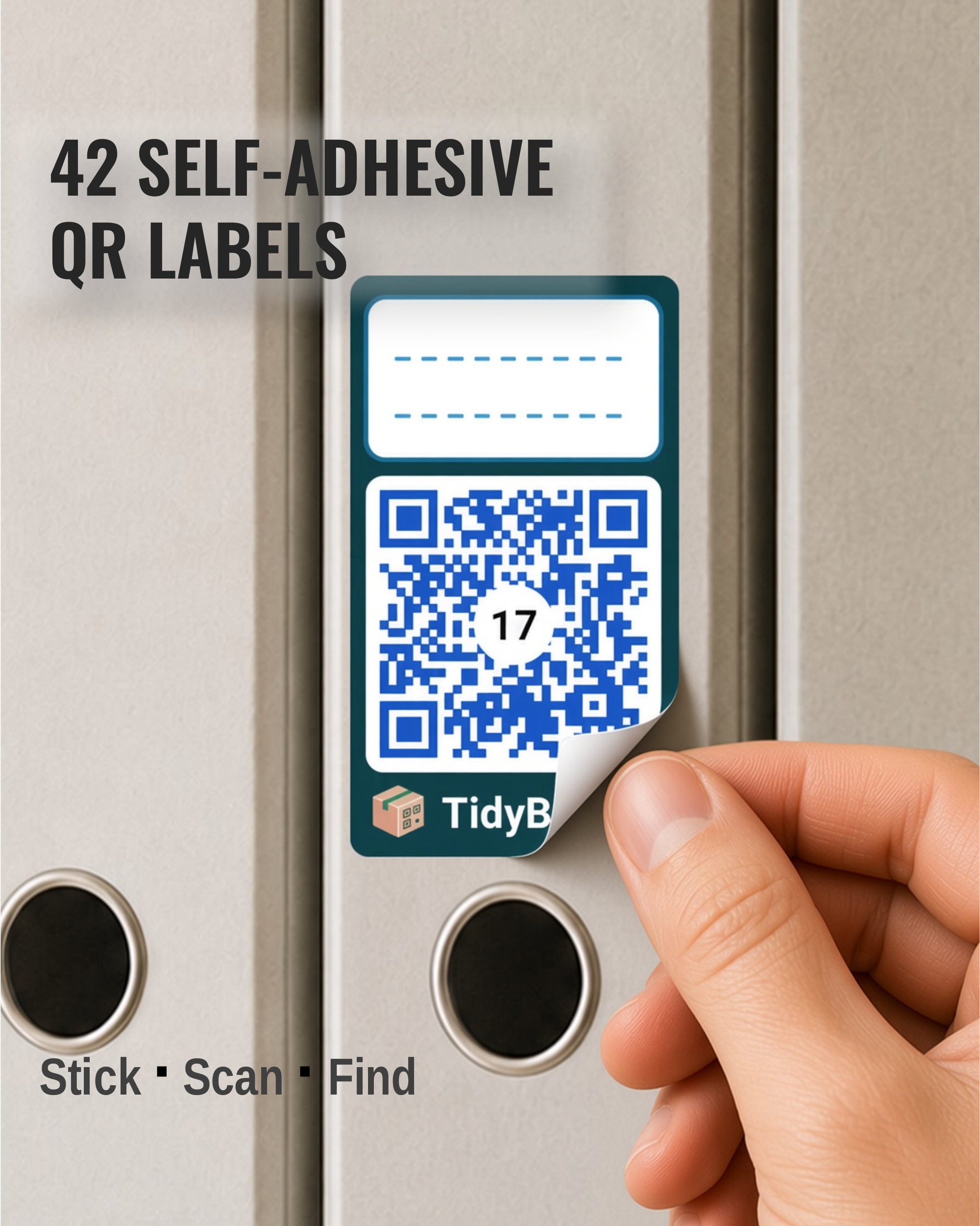 Smart QR Code Labels – AI Photo Inventory for Binders, Document Archive, Pantry & Shoe Boxes